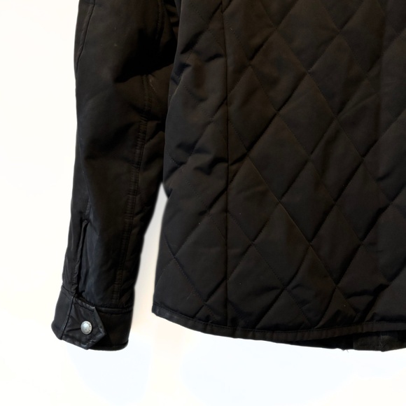 Banana Republic Quilted Jacket Black Size M - Picture 7 of 9
